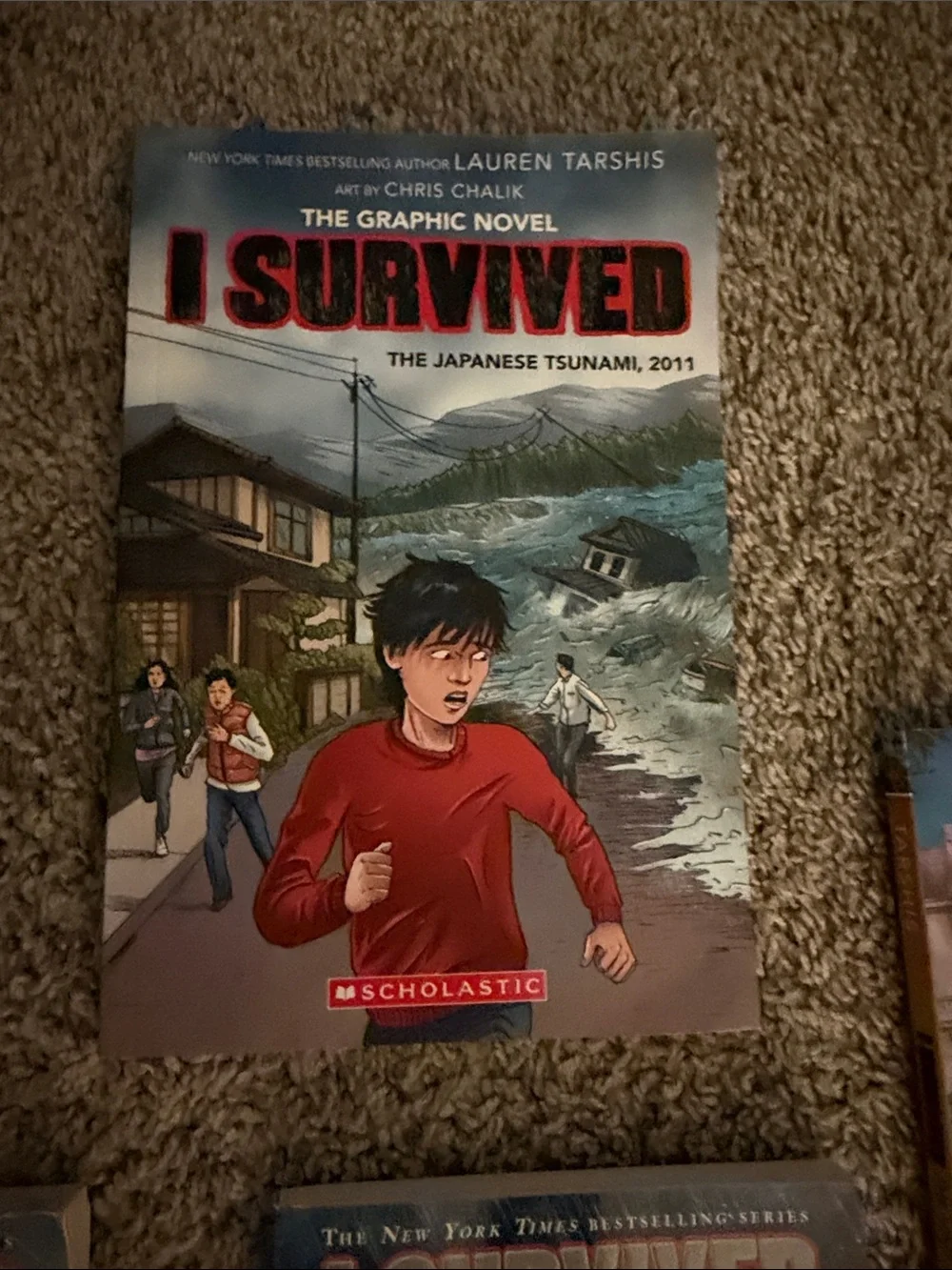 I Survived Graphic Novel Set by Scholastic - Assorted Blue, Red, Brown Covers